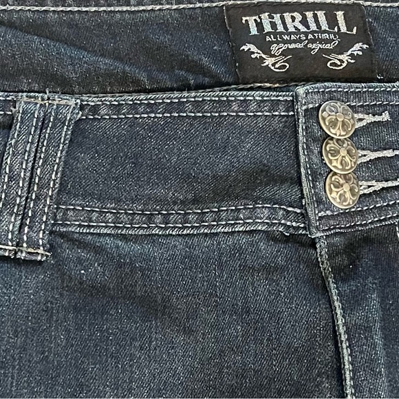 Thrill Capri Jeans Women’s Size 20 Mid Rise Denim Cropped Pants - Picture 3 of 6